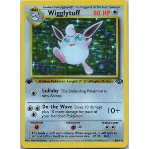 Wigglytuff Jungle 1st Edition "Reprinted"